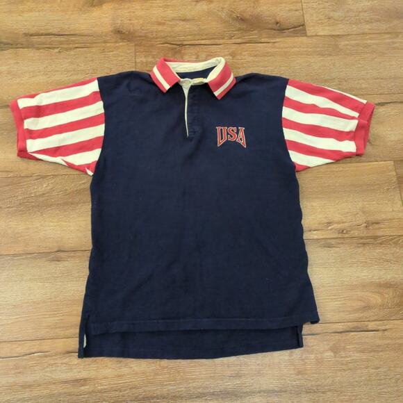 VTG Dehen Ford USA Men's Medium / Large Button Up Shirt Colorblock America Y2K - Picture 8 of 12